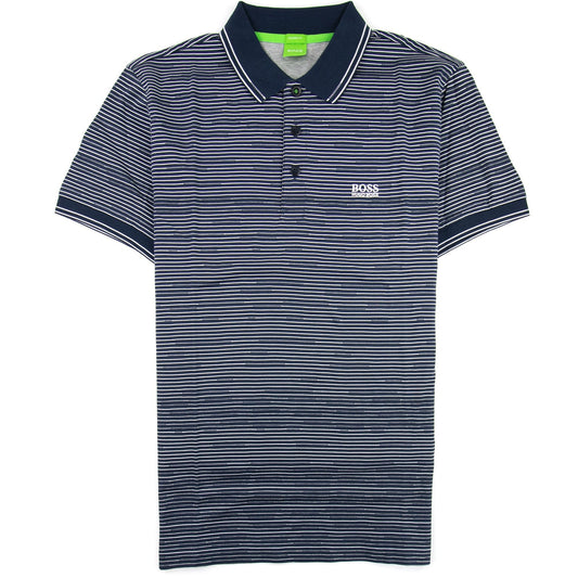 Hugo Boss Paddy 2 Stripe Polo Navy