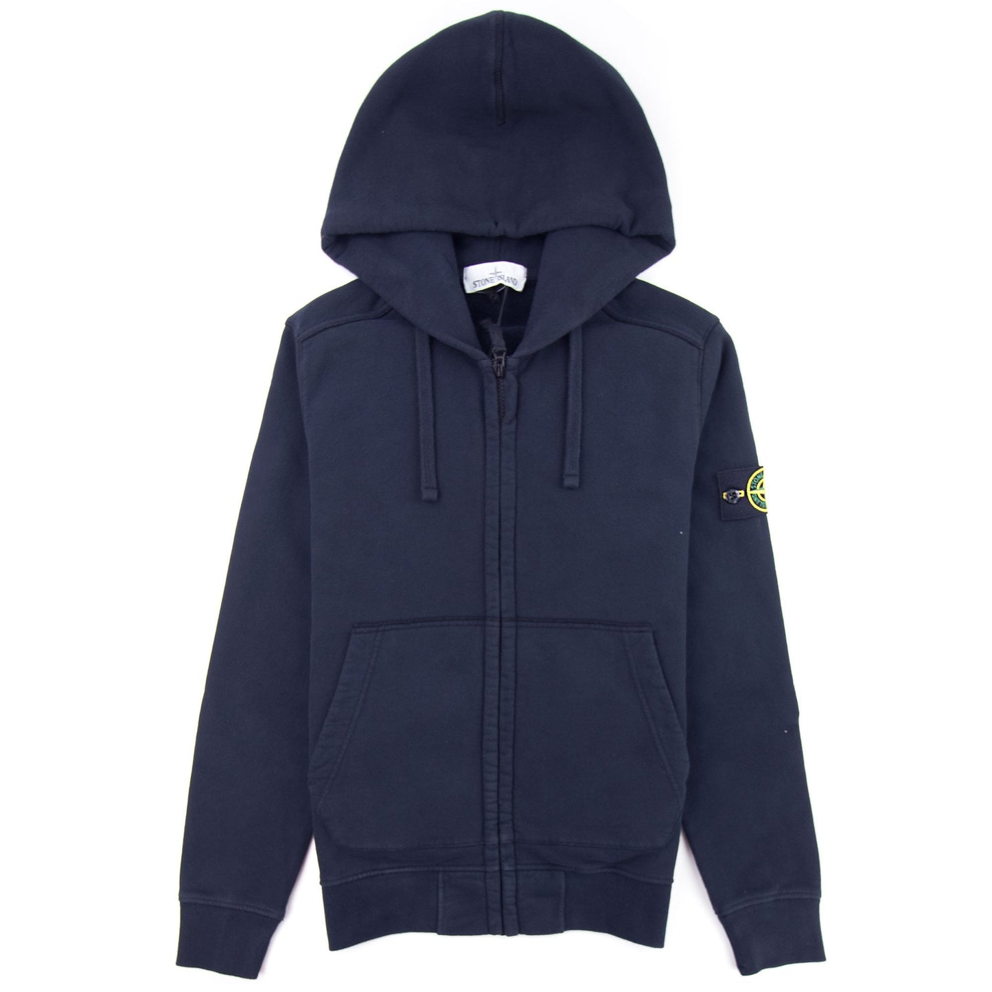 Stone Island 60220 Zip Up Hoodie Navy V0020