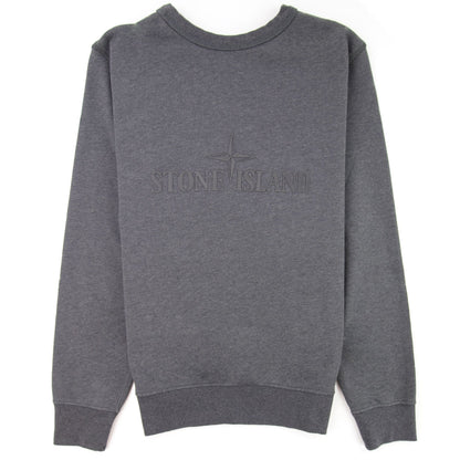 Stone Island Double Front Crewneck Sweatshirt Dark Grey V1067