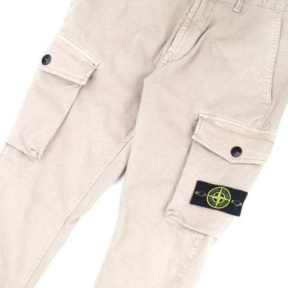 Stone Island 308l1 Old Dye Treatment Cargo Trousers Sabbia V0195