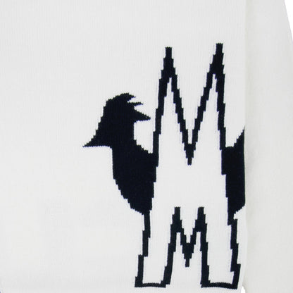 Moncler Maglione Knitted Crewneck Off White
