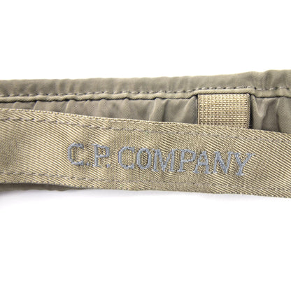 Cp Company Garment Dyed Textured Tape Pouch Belt Dusty Olive 661
