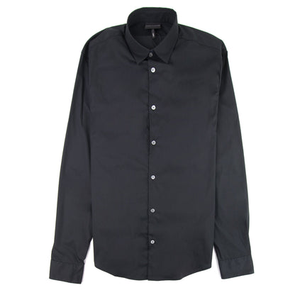 Emporio Armani Stretch Poplin Shirt Nero