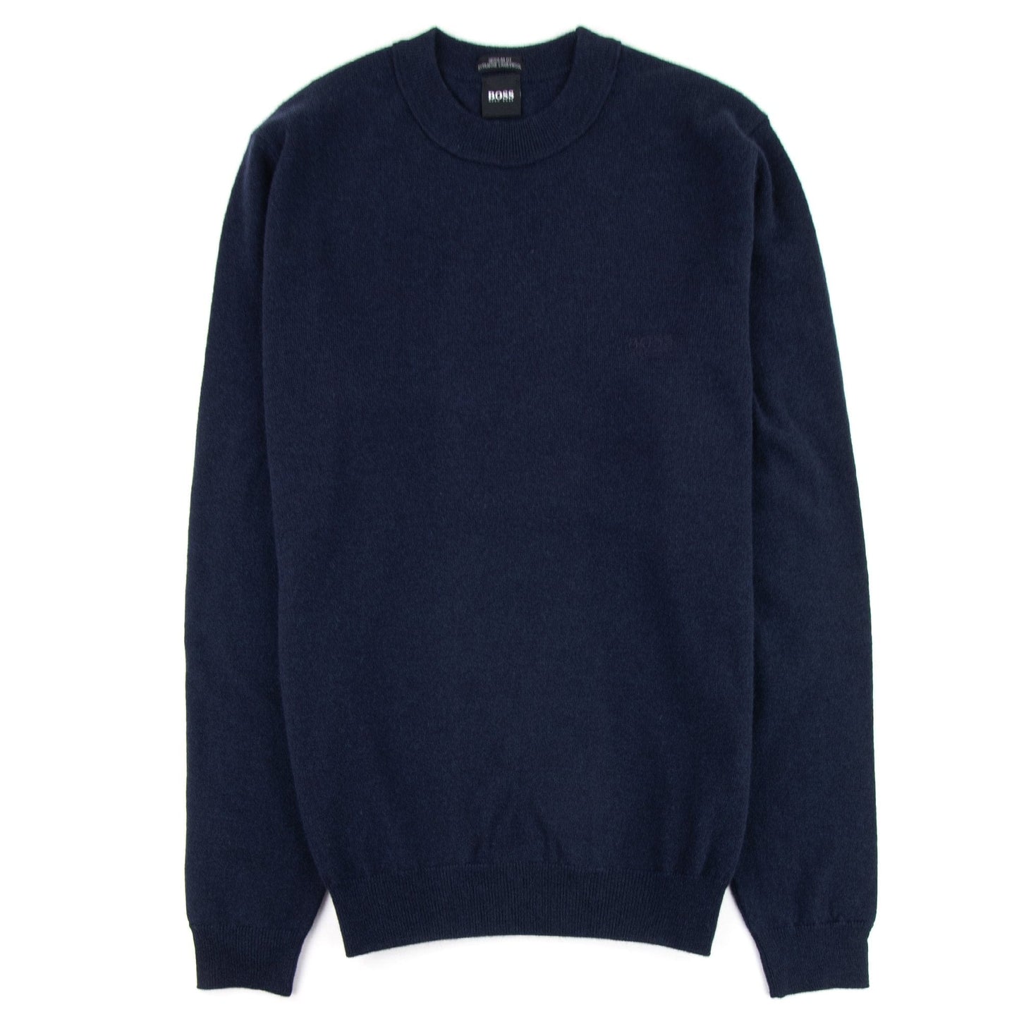 Hugo Boss Bacio Lambswool Sweatshirt Navy