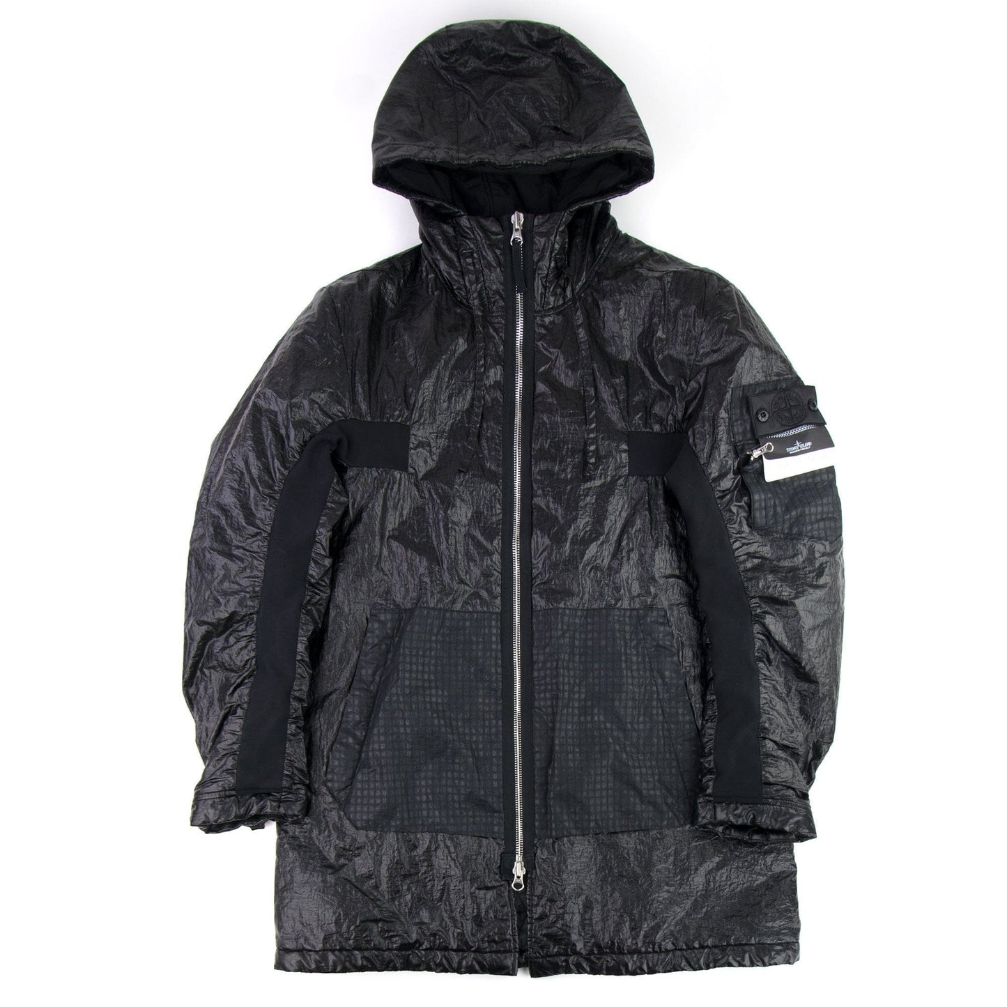 Stone Island Shadow Project 40203 Dual Grid Contour Parka Black V0029