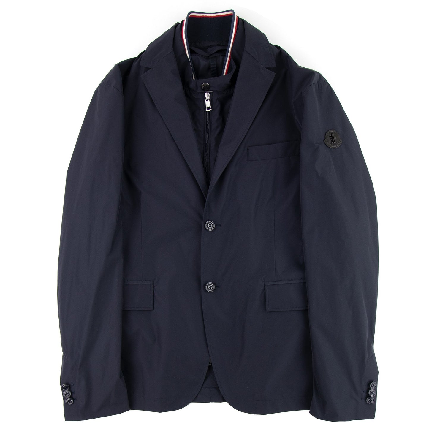 Moncler Mayenne Blazer Jacket Navy Blue 742