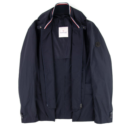 Moncler Mayenne Blazer Jacket Navy Blue 742