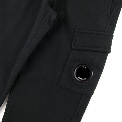 C.P. Company Undersixteen Lens Fleece Sweatpants Black 999