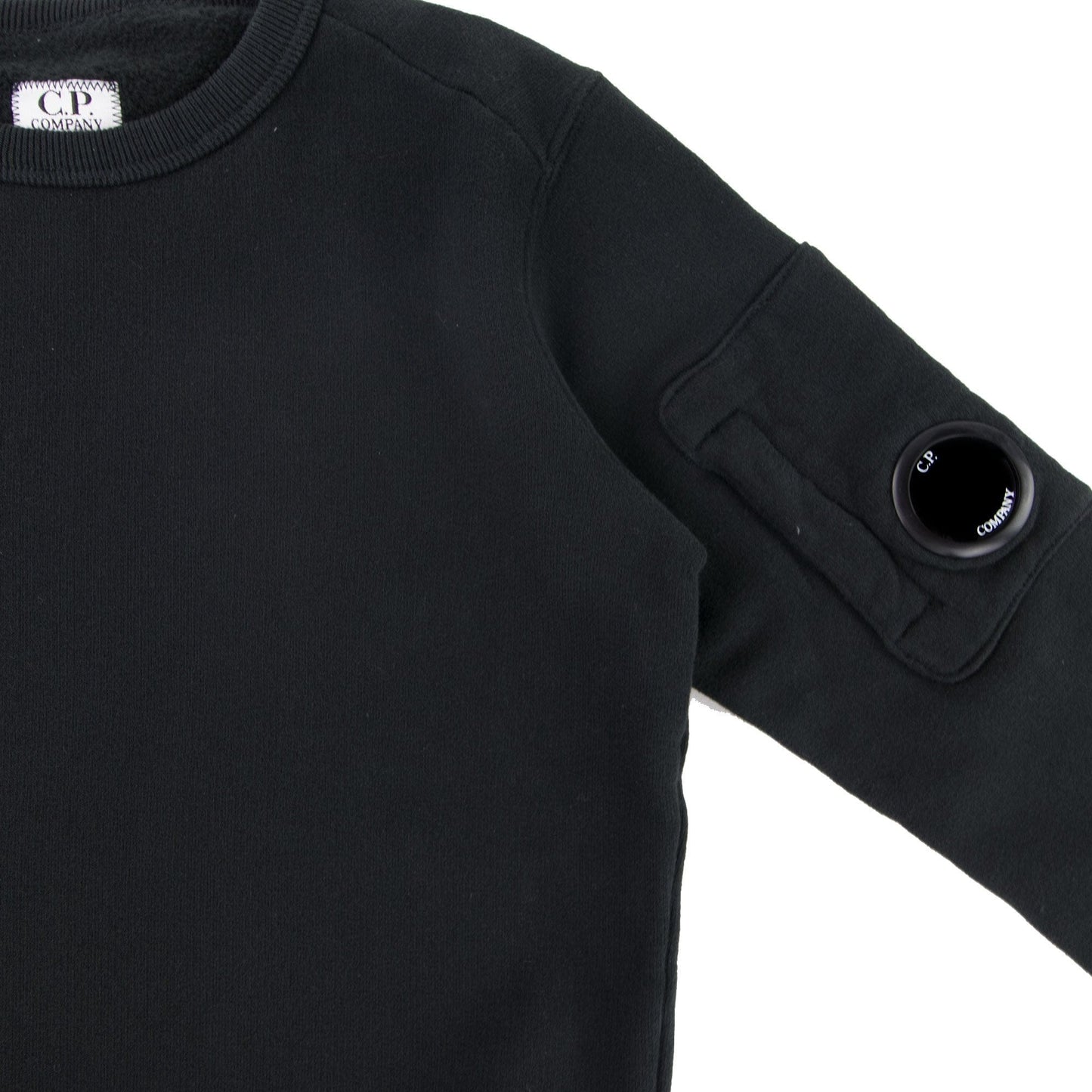 C.P. Company Undersixteen Lens Fleece Sweatshirt Black 999