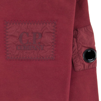 C.P. Company Undersixteen Lens Fleece Patch Sweatshirt Scooter 576