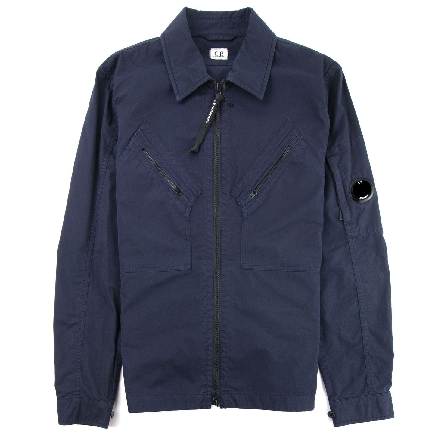 C.P. Company Lens Gabardine Overshirt Navy 888