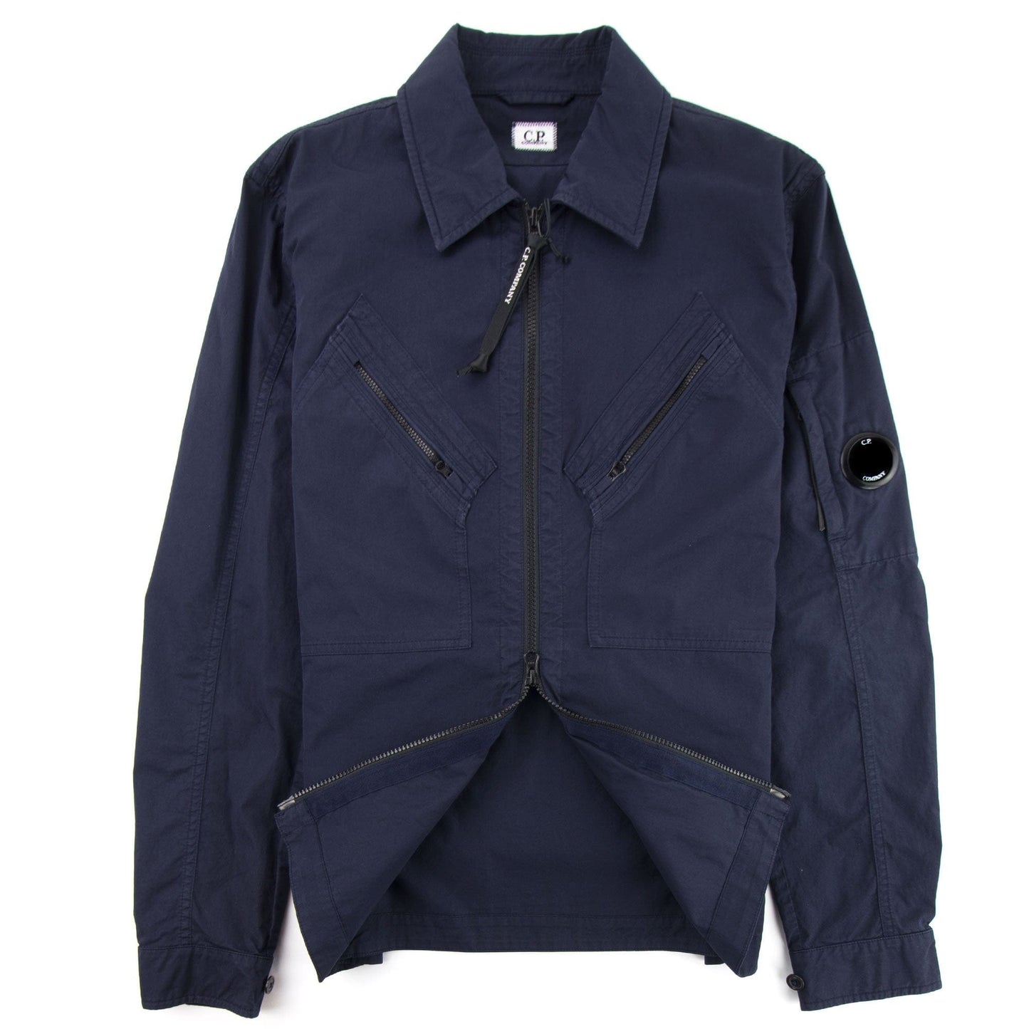 C.P. Company Lens Gabardine Overshirt Navy 888