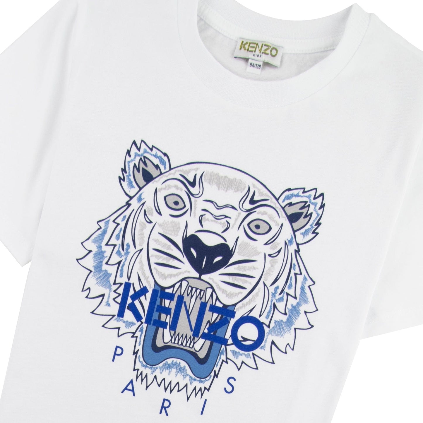 Kenzo Kids Tiger T-shirt White