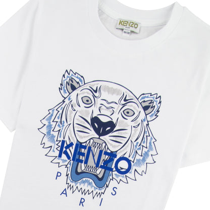 Kenzo Kids Tiger T-shirt White