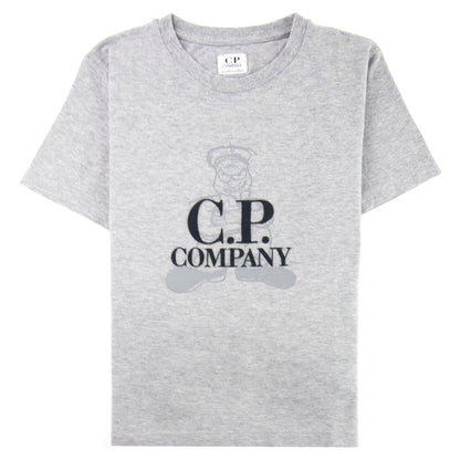 C.P. Company Undersixteen Comics And Cars Logo T-shirt Grey M93