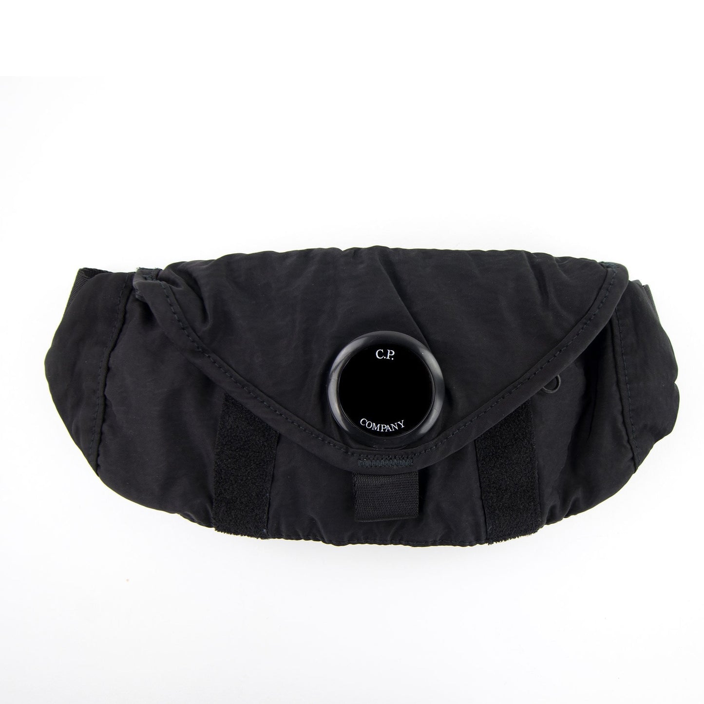 CP Company Garment Dyed Nylon Sateen Small Waist Pack Black 999