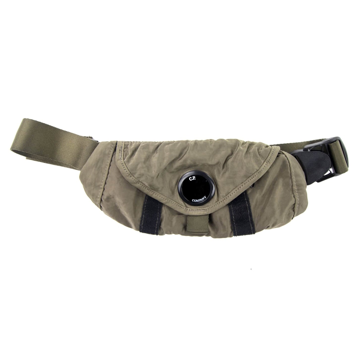 CP Company Garment Dyed Nylon Sateen Small Waist Pack Dusty Olive 661