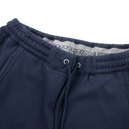 Hugo Boss Hadiko Embossed Logo Tracksuit Bottom Navy