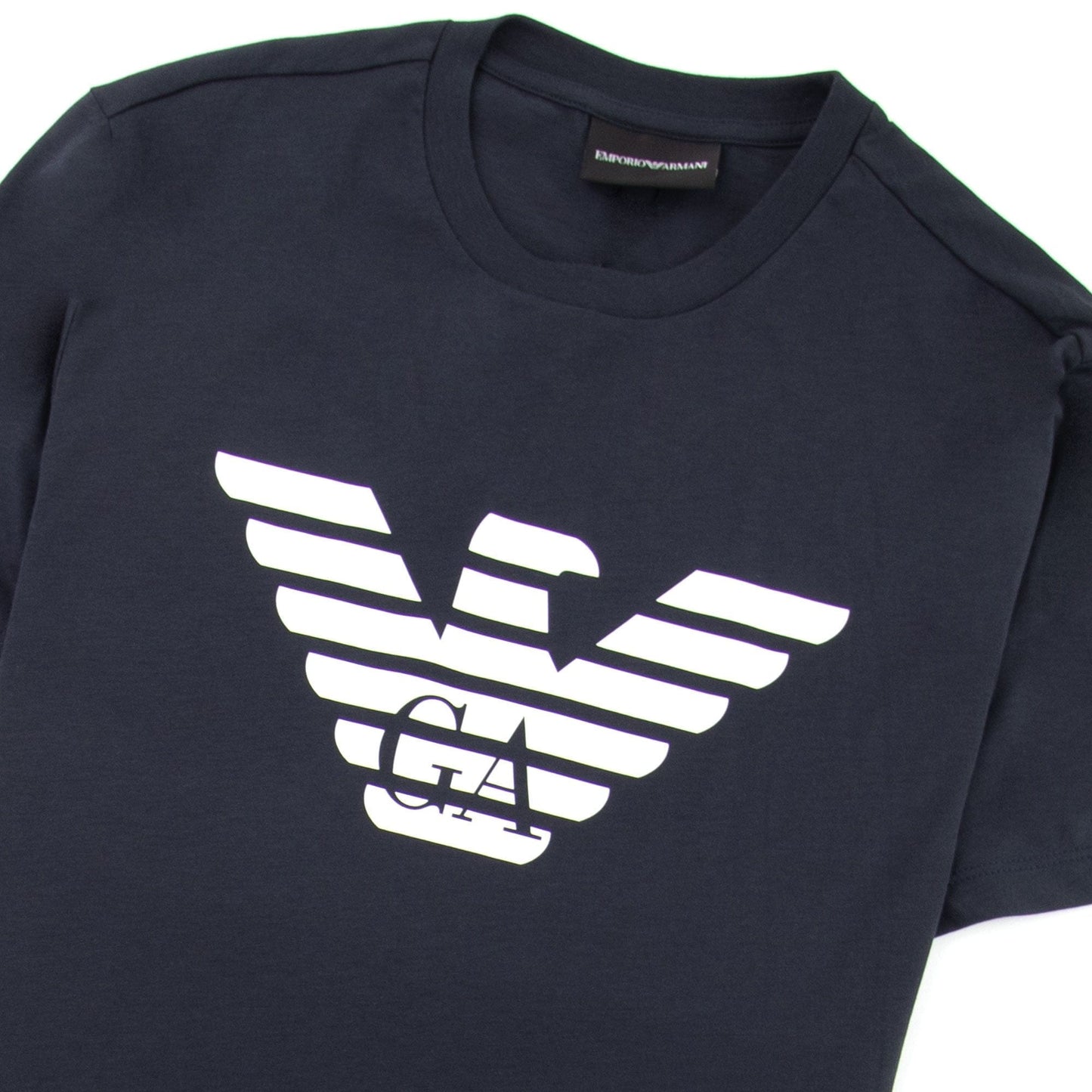 Emporio Armani Chest Eagle Logo T-shirt Navy
