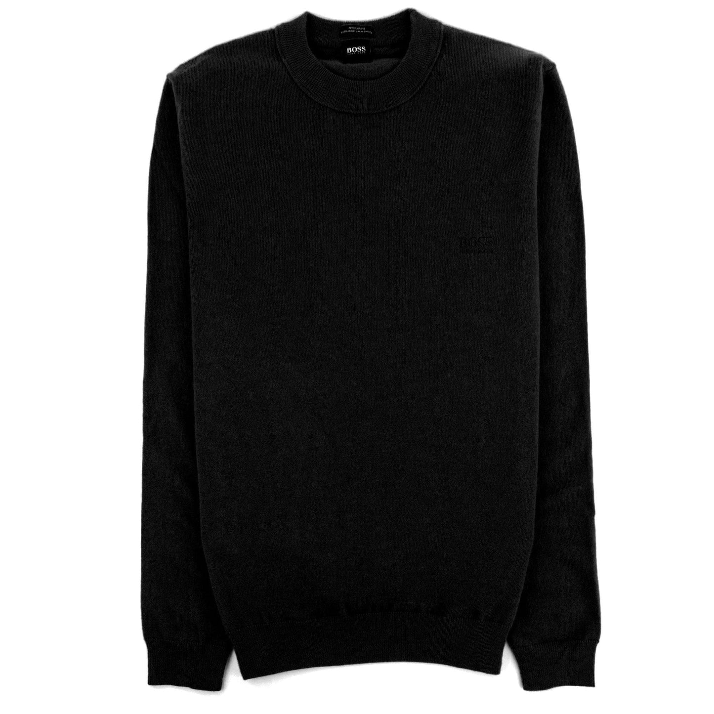 Hugo Boss Bacio Lambswool Sweatshirt Black 001