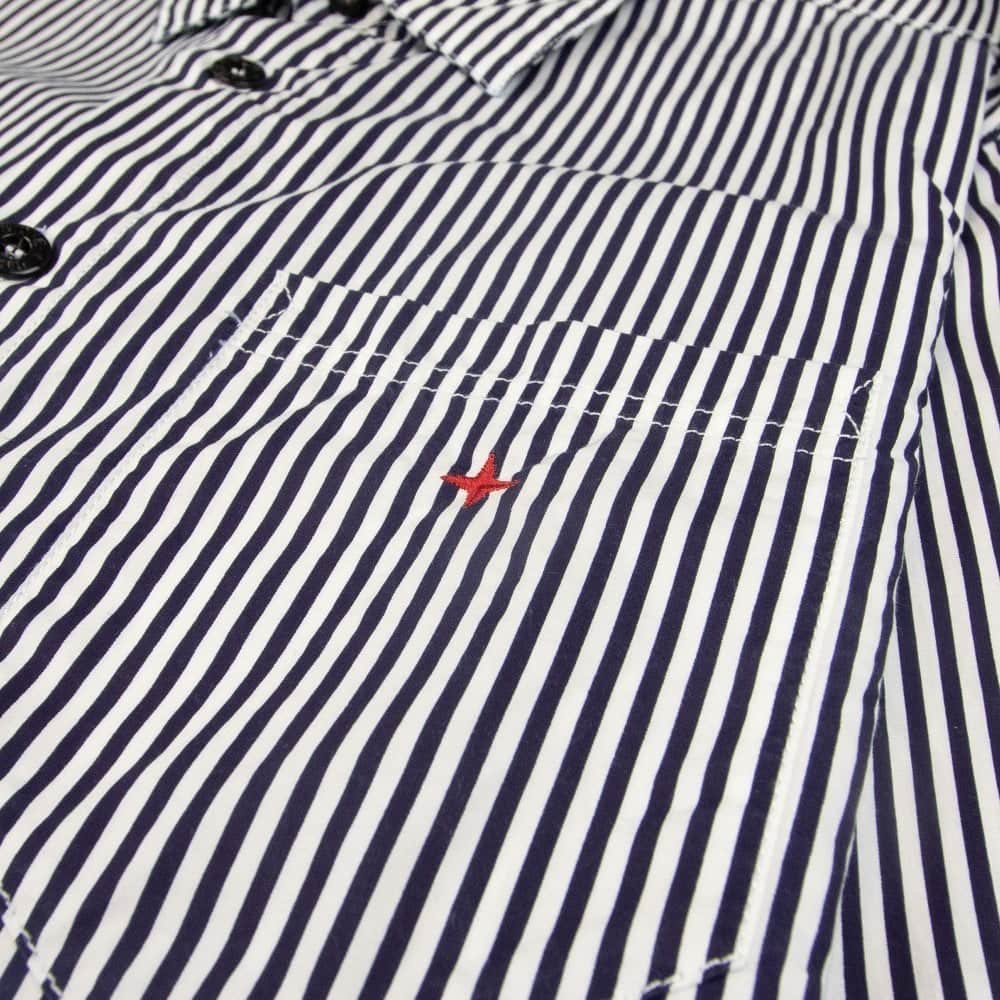 Stone Island Marina Long Sleeve Striped Shirt Blue/white