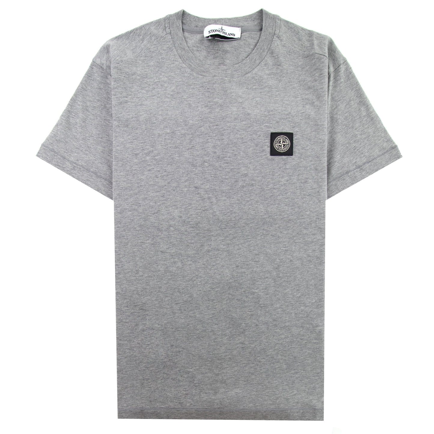 Stone Island 24113 Logo T-shirt Grey V0M64