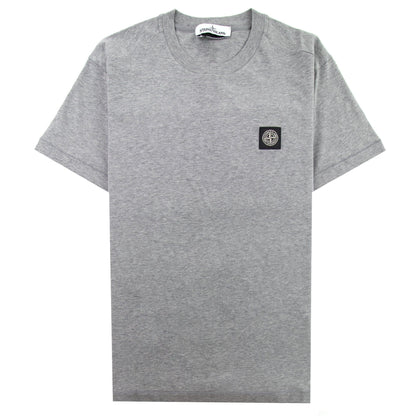 Stone Island 24113 Logo T-shirt Grey V0M64