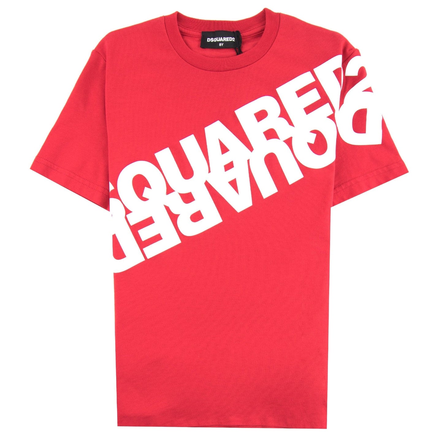 Dsquared2 Kids Mirrored Logo T-shirt Red