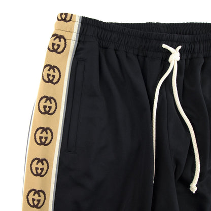 Gucci Loose Technical Jersey Track Bottoms Black