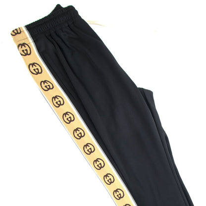 Gucci Loose Technical Jersey Track Bottoms Black