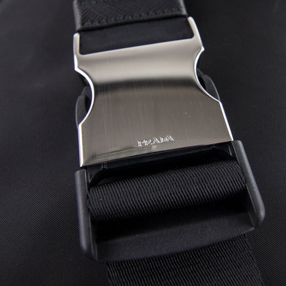 Prada Prada Logo Technical Belt Bag Nero