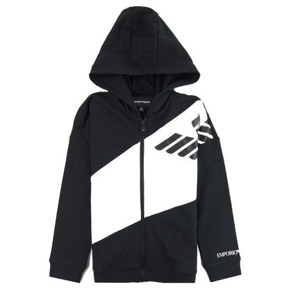 Emporio Armani Jnr Logo Full Tracksuit Nero
