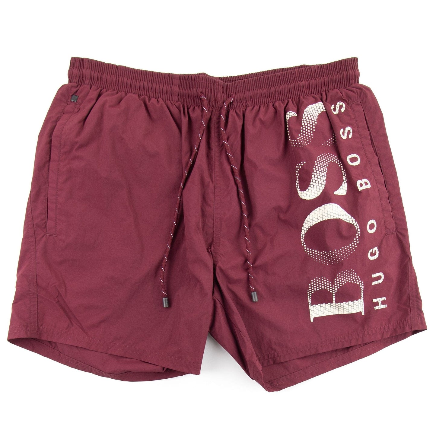 Hugo Boss Octopus Swim Shorts Burgundy