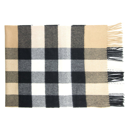 Burberry Half Mega Check Scarf Archive Beige