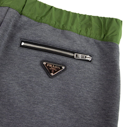 Prada Technical Cotton Trousers Nero