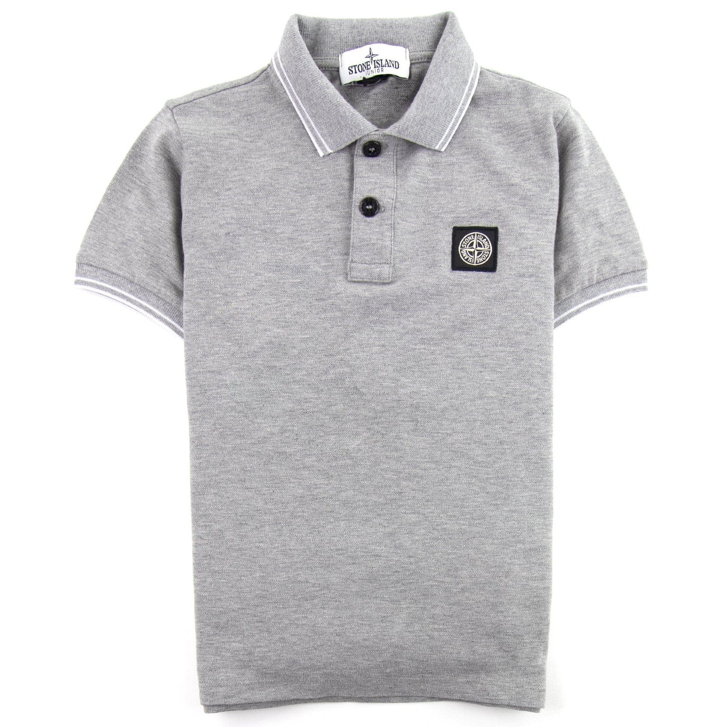 Stone Island Junior Polo S/S Kids Grey/white