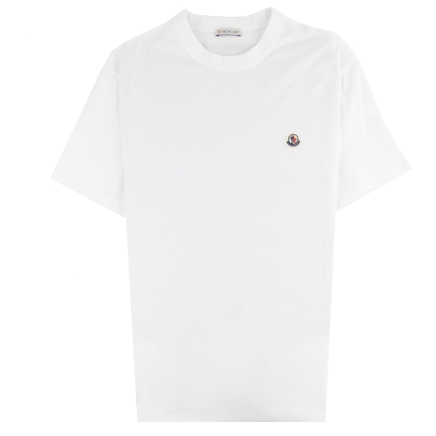 Moncler Maglia Zip Seam T-shirt White 001