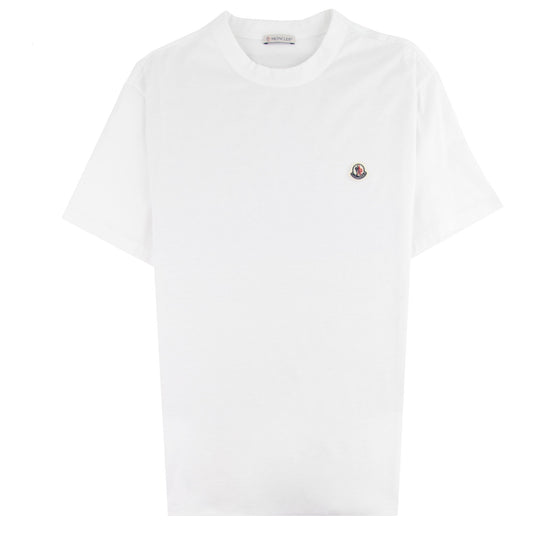 Moncler Maglia Zip Seam T-shirt White 001