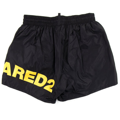 Dsquared2 Swim Shorts Black/yellow