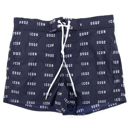 Dsquared2 Logo Swim Shorts Navy