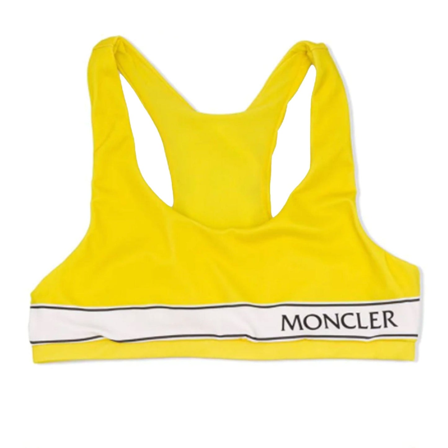Moncler Junior Logo Band Bikini Swimsuit Yellow