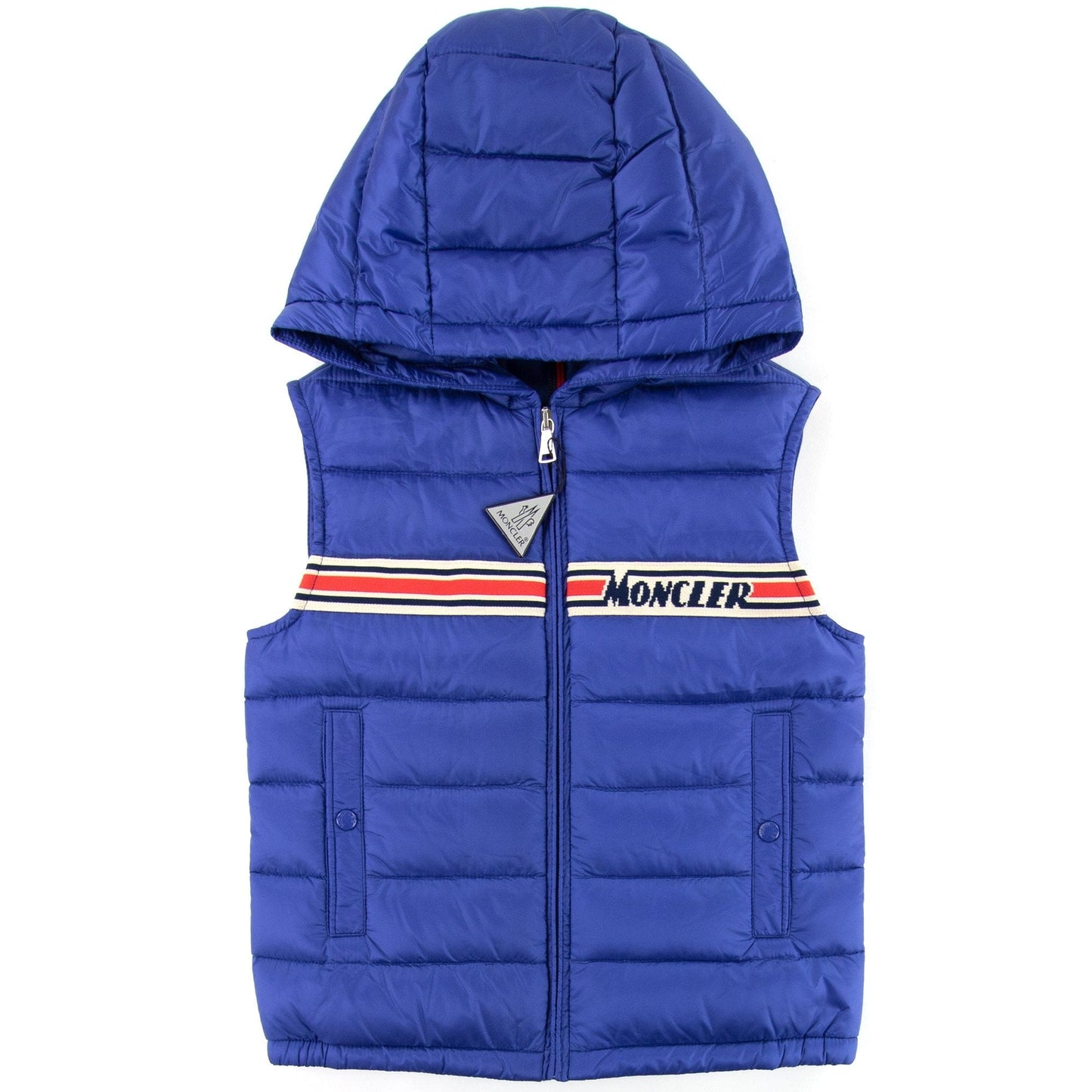 Moncler Junior Bargy Gilet Blue