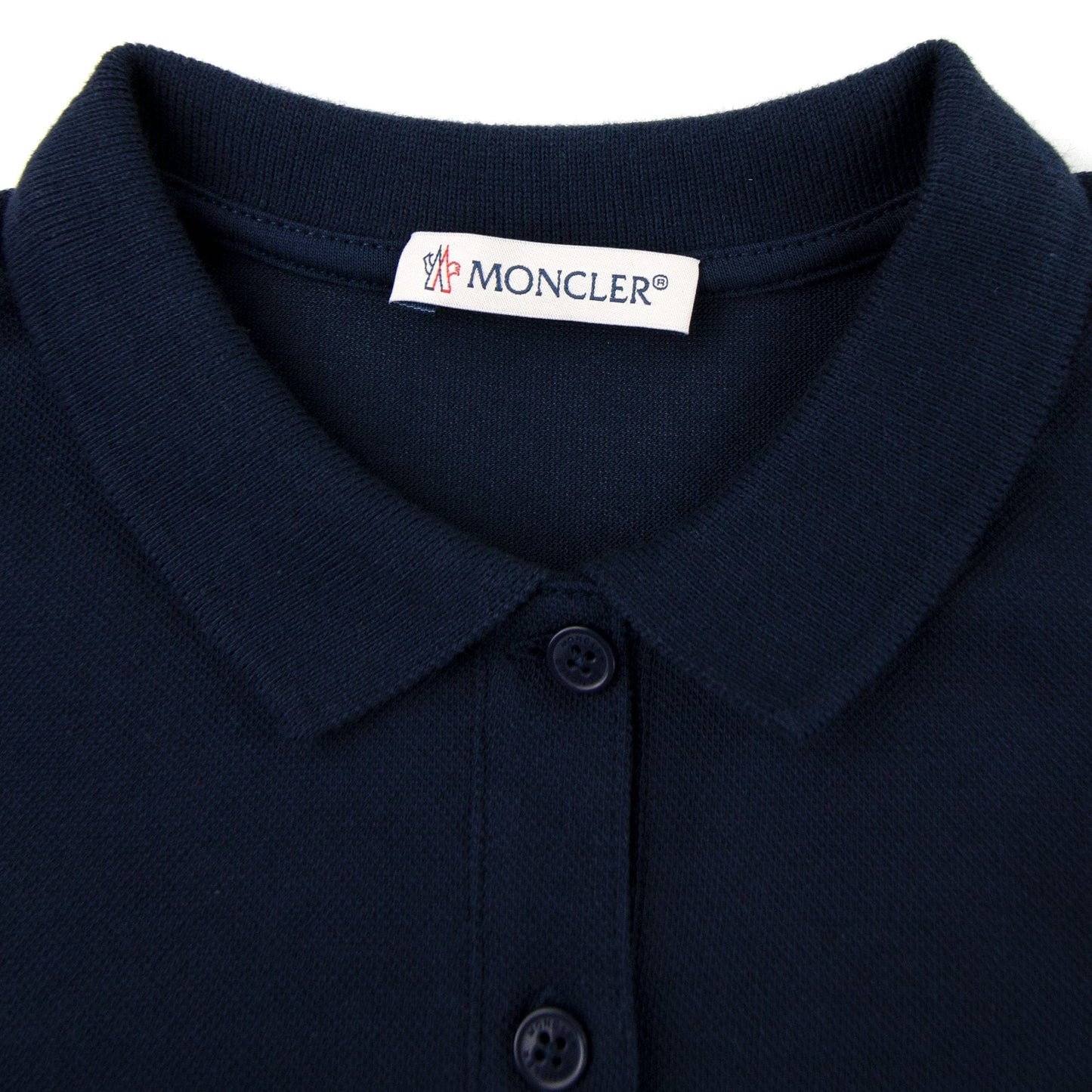 Moncler Junior Abito Maniche Dress Navy
