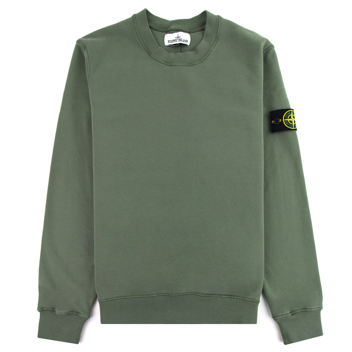 Stone Island 63051 Crewneck Sweatshirt Olive V0058