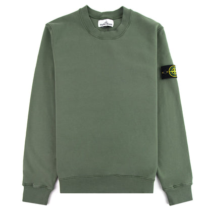 Stone Island 63051 Crewneck Sweatshirt Olive V0058