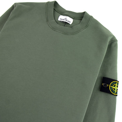 Stone Island 63051 Crewneck Sweatshirt Olive V0058