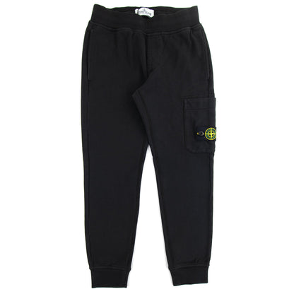 Stone Island Junior 60640 Sweatpants Black V0029