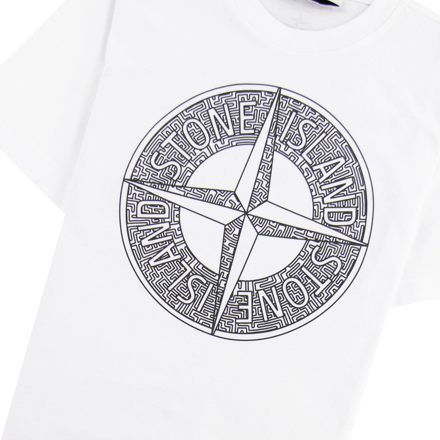 Stone Island Junior 21059 Maze T-shirt White V0001