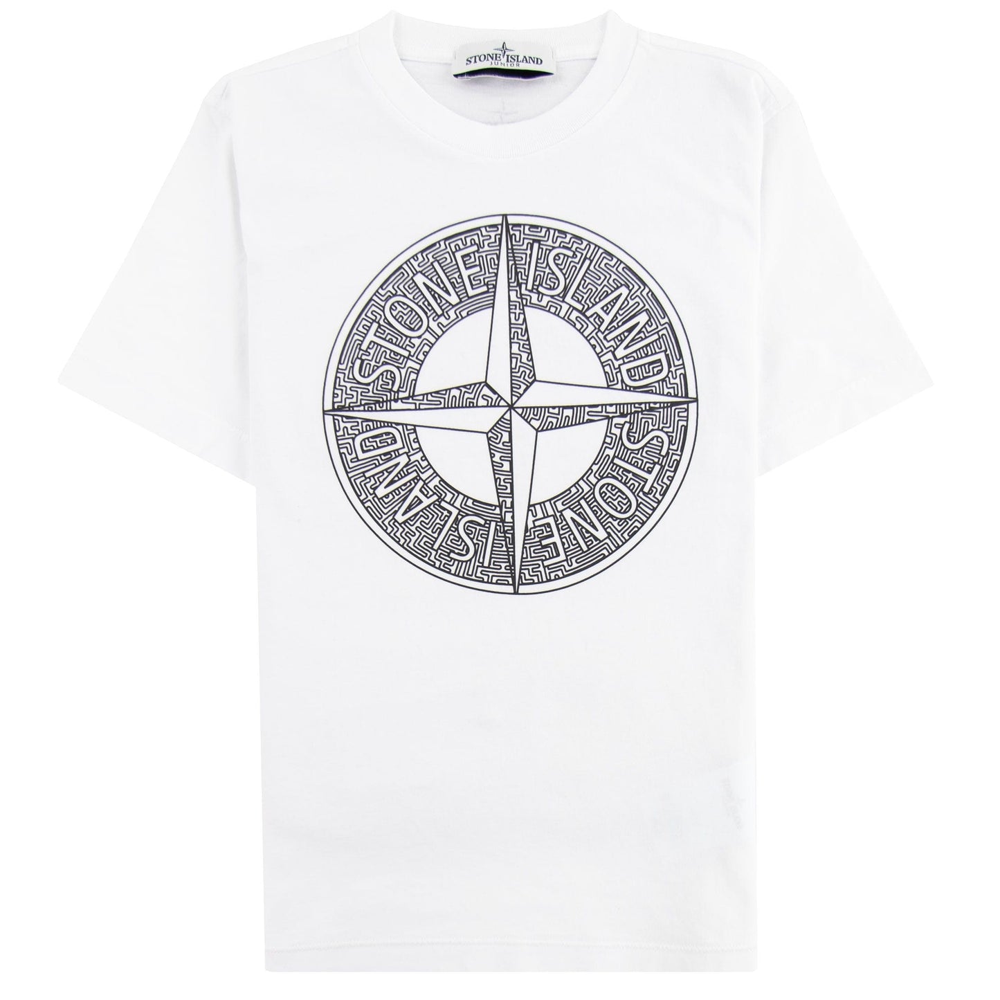 Stone Island Junior 21059 Maze T-shirt White V0001