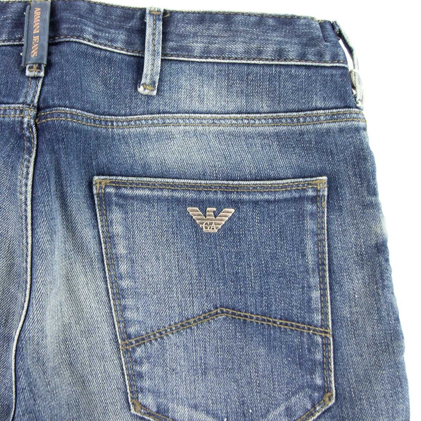 Armani Jeans J06 Stretch Slim Fit Jeans Dark Indigo